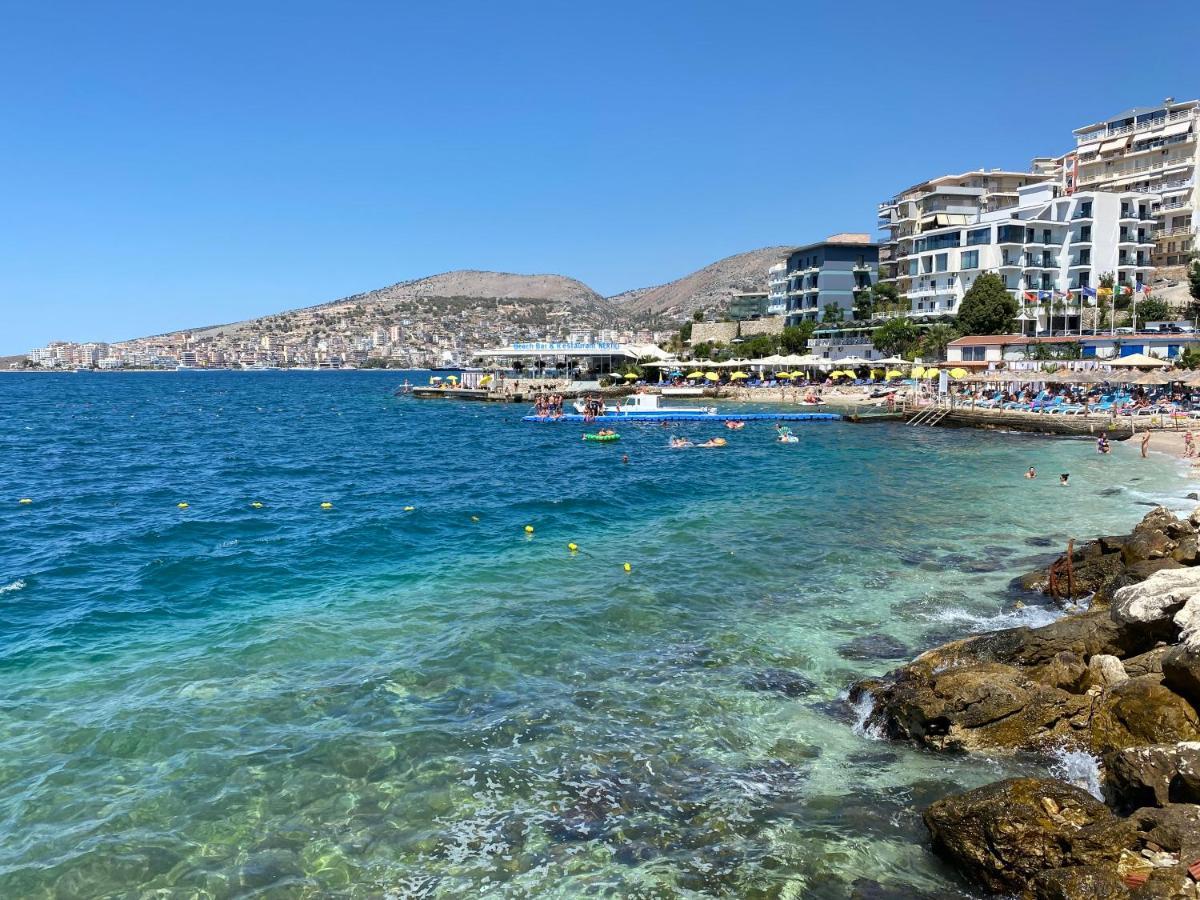 Apartment With Huge Sea View Balcony Sarande Exterior photo